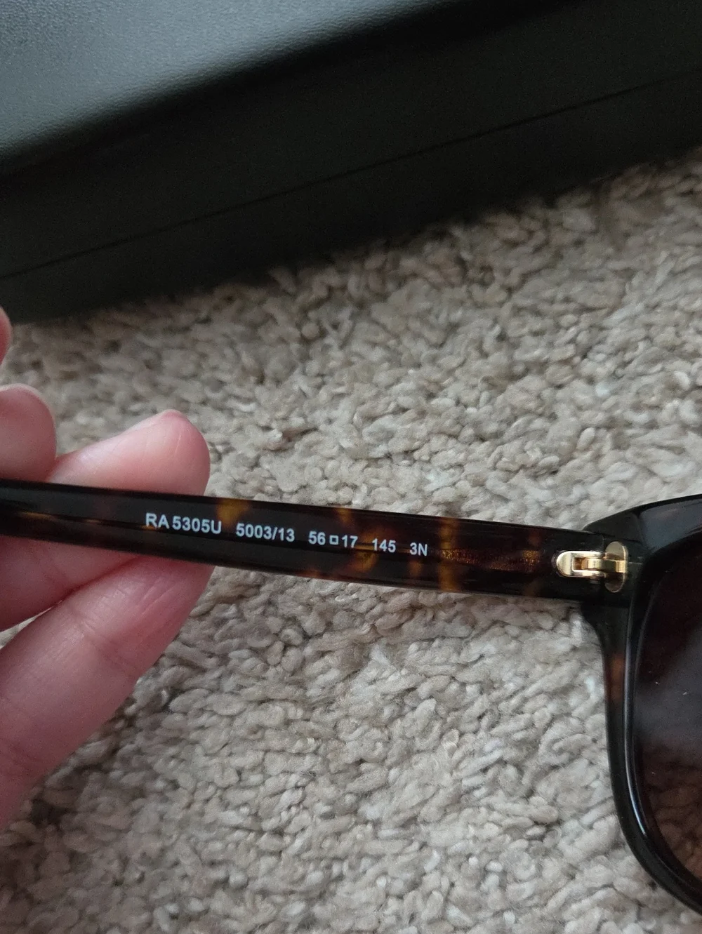 Ralph Lauren RA5305U Cat's Eye Sunglasses in Black Havana ASO Kate Middleton